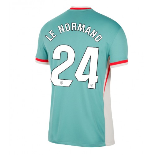 Dres Atletico Madrid Robin Le Normand #24 Gostujuci 2024-25 Kratak Rukav